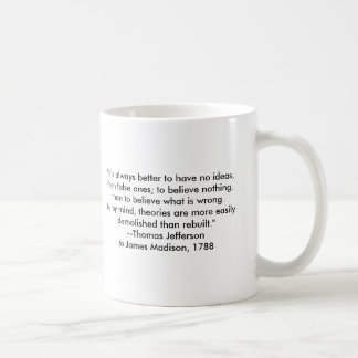 Thomas Jefferson - It is always better Coffee Mug