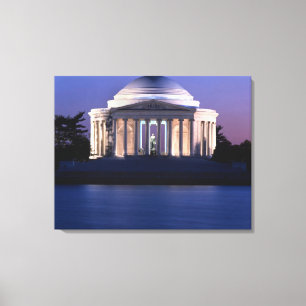 Thomas Jefferson Memorial at Dusk Canvas Print