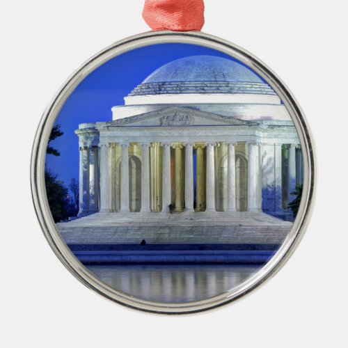 Thomas Jefferson Memorial At Night Metal Ornament