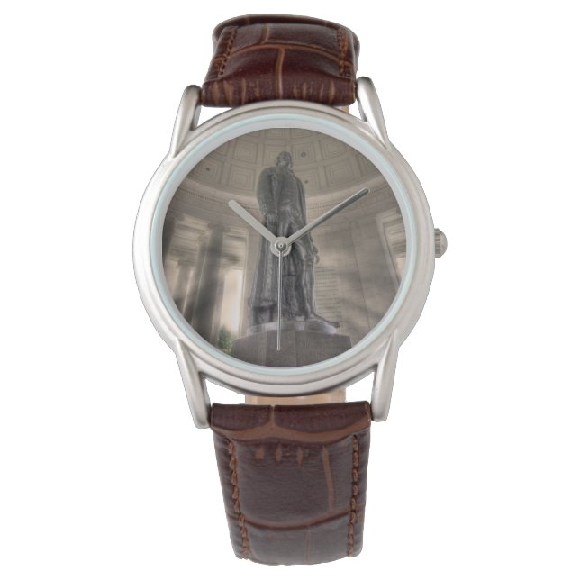 Thomas Jefferson Memorial Bronze Statue Watch (Front)