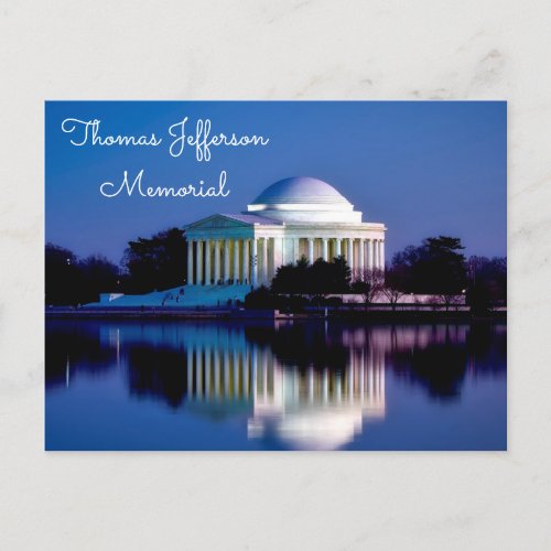 Thomas Jefferson Memorial Postcard