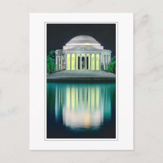 Thomas Jefferson Memorial Postcard (Front)