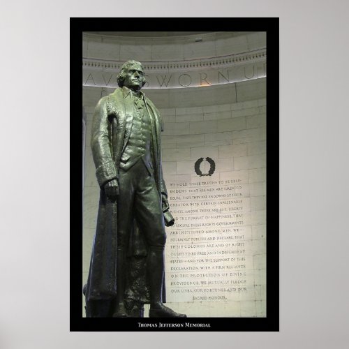 Thomas Jefferson Memorial Poster
