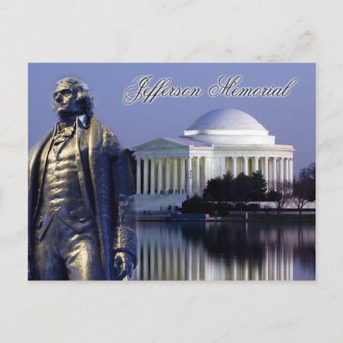Thomas Jefferson Memorial Washington DC Postcard