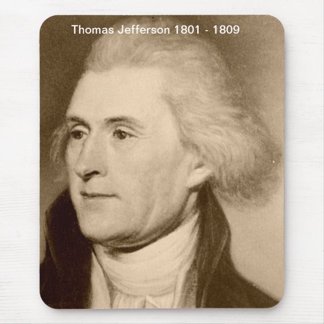 Thomas Jefferson  Mousepad (Front)