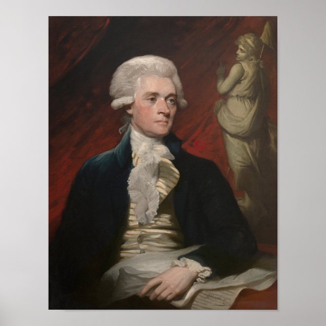 Thomas Jefferson Painting Poster (Front)