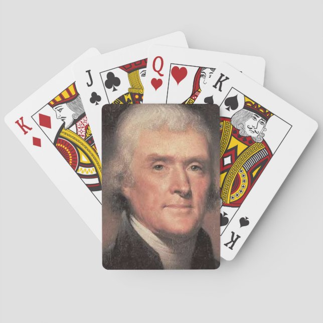 Thomas Jefferson Poker Cards (Back)