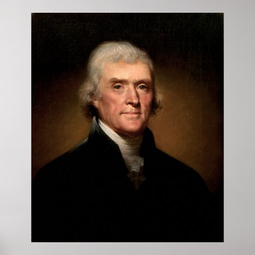 Thomas Jefferson portrait Poster