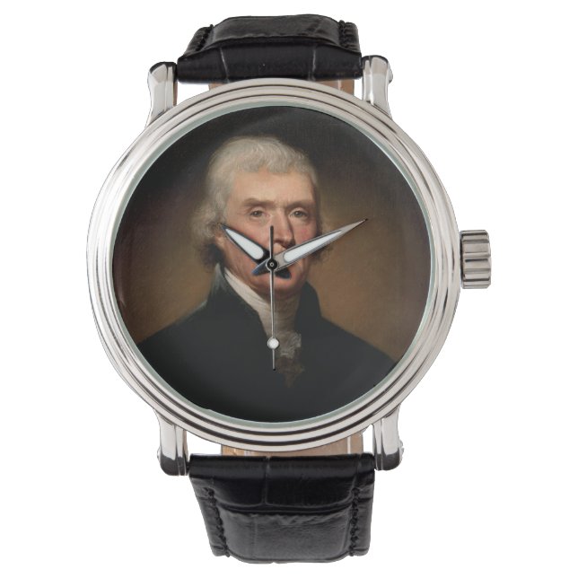 Thomas Jefferson portrait Watch (Front)