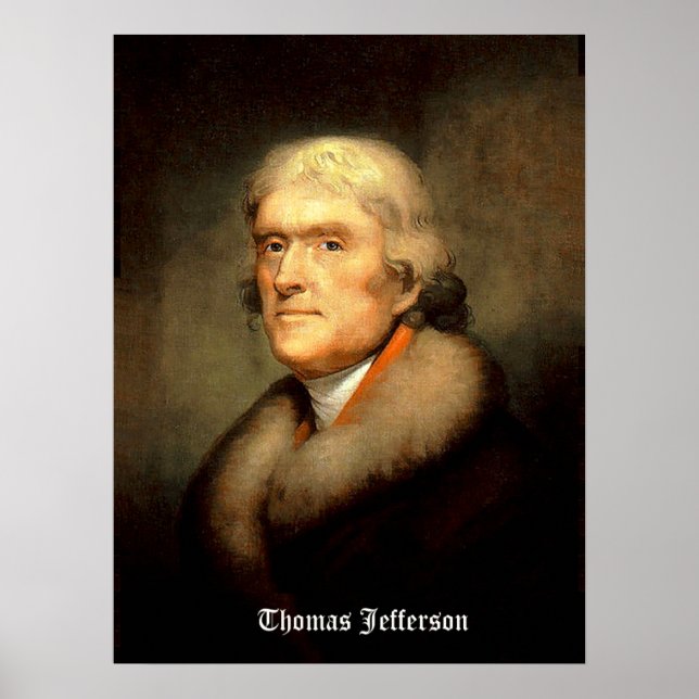 Thomas Jefferson Poster (Front)