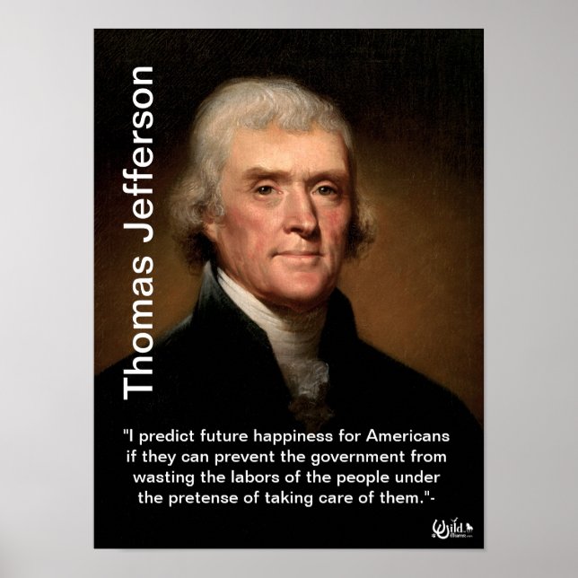 Thomas Jefferson Poster (Front)