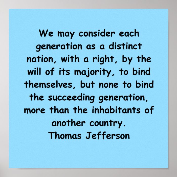 thomas jefferson quote posters