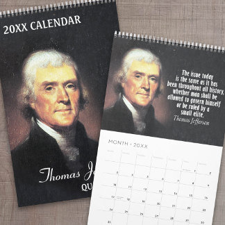 Thomas Jefferson Quotes Calendar