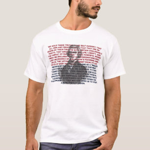 Thomas Jefferson Speech, Independence Day July 4th T-Shirt