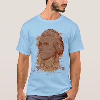 Thomas Jefferson T-Shirt | Zazzle