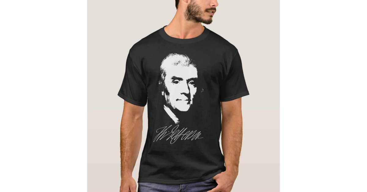 Thomas Jefferson tweets the Louisiana Purchase T-Shirt | Zazzle