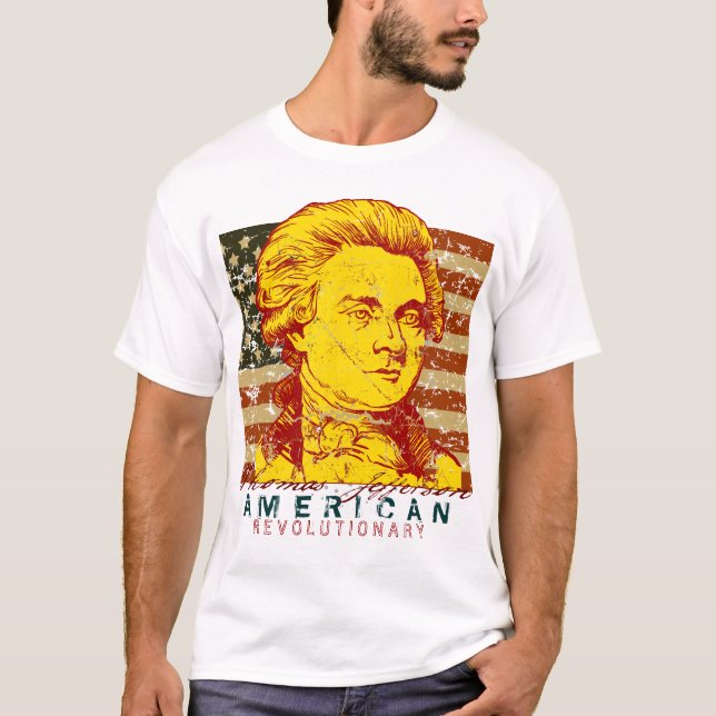 Thomas Jefferson T-Shirt - Customized (Front)