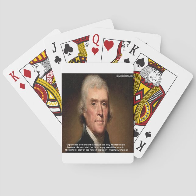 Thomas Jefferson Trickle Down Gifts & Cards (Back)