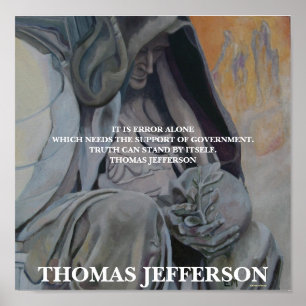 Thomas Jefferson -  Truth Poster