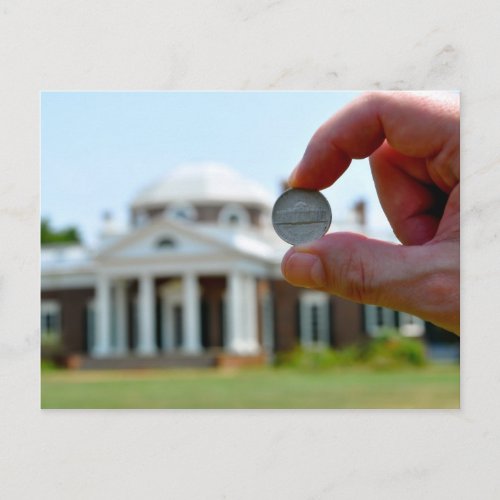 Thomas Jeffersons Monticello Postcard