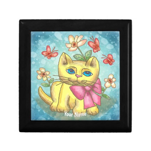Thomas Kitten Cat custom name Gift Box