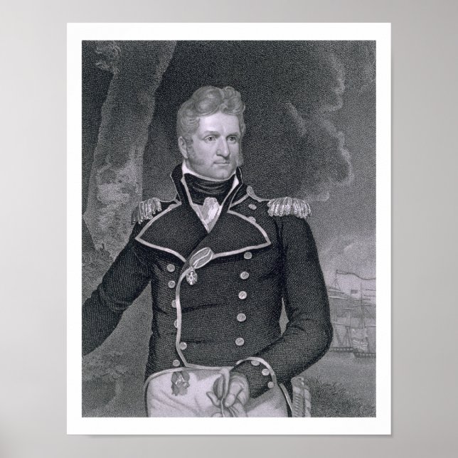 Thomas Macdonough (1783-1825) engraved by John B. Poster (Front)