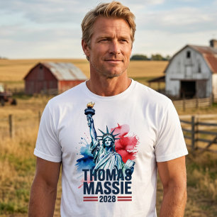Thomas Massie For President 2028 Liberty Movement T-Shirt