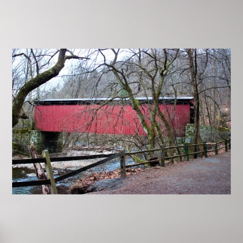 Thomas Mill Covered Bridge Poster