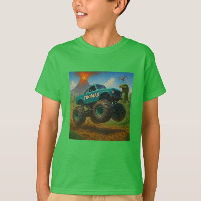 thomas monster truck T-Shirt (Front)