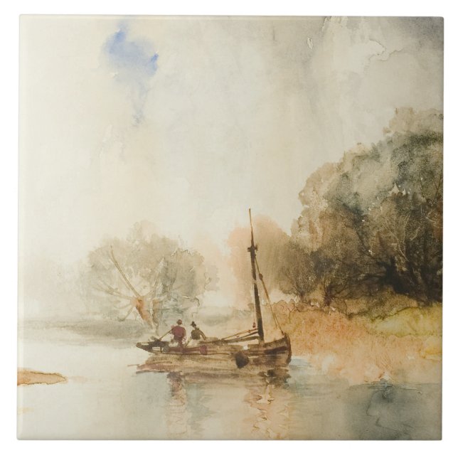 Thomas Moran - Beverly N.J. Ceramic Tile (Front)