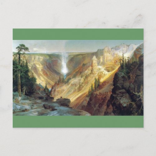 Thomas Moran _ Grand Canyon of the Yellowstone Postcard