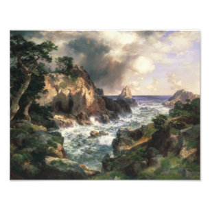 Thomas Moran - Point Lobos, Monterey, California Photo Print