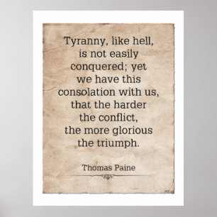 Thomas Paine #1 Poster