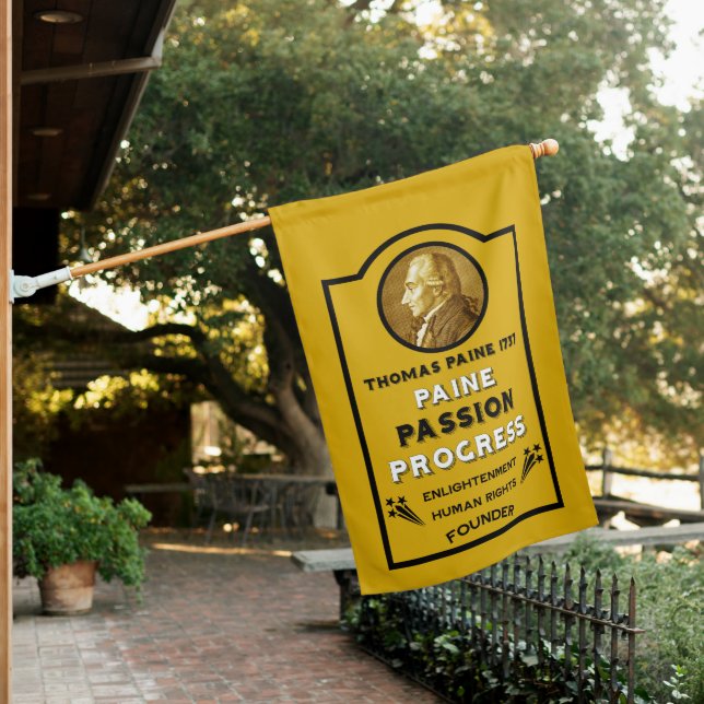 Thomas Paine House Flag (In SItu)