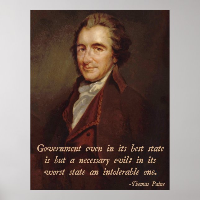 Thomas Paine Poster (Front)