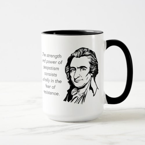 Thomas Paine Quote Mug