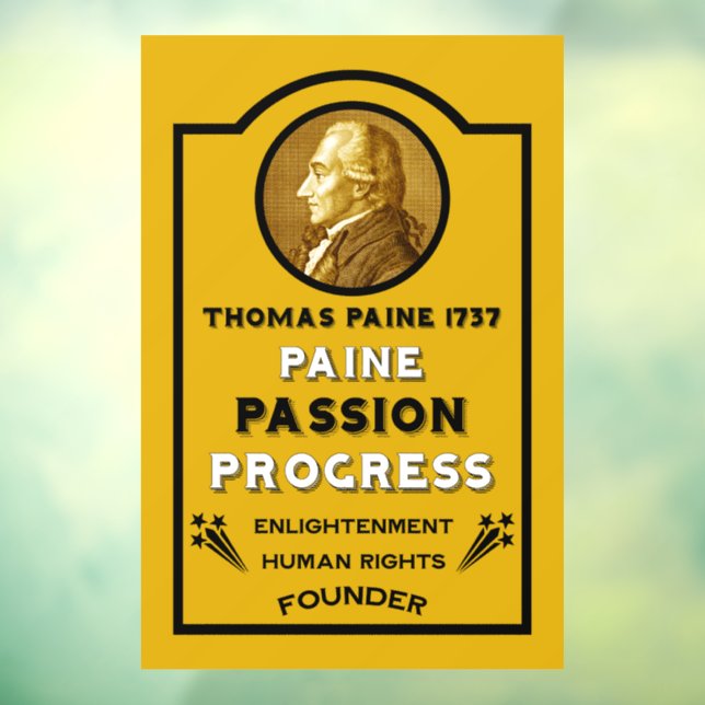 Thomas Paine Window Cling (Sheet 3)
