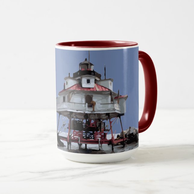 THOMAS POINT LIGHT MUG (Front Right)
