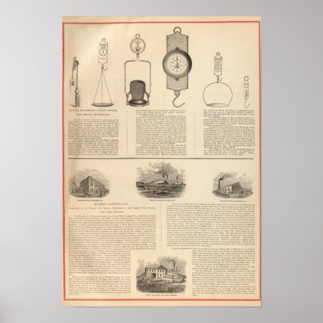 Thomas S Morton, Manufacturer Morris Poster (Front)