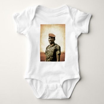 Thomas Sankara - Burkina Faso - African President Baby Bodysuit by ZazzleArt2015 at Zazzle