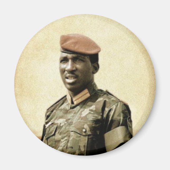 Thomas Sankara - Burkina Faso - African President Magnet (Front)