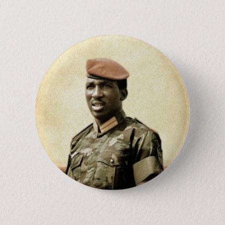 Thomas Sankara - Burkina Faso - African President Pinback Button