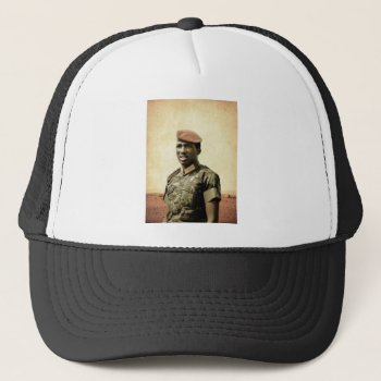 Thomas Sankara - Burkina Faso - African President Trucker Hat by ZazzleArt2015 at Zazzle