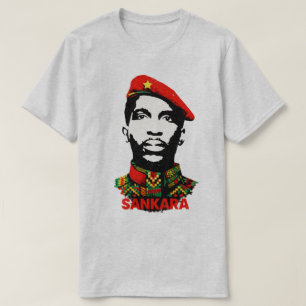 Thomas Sankara Pan-African Revolutionary Kente T-Shirt