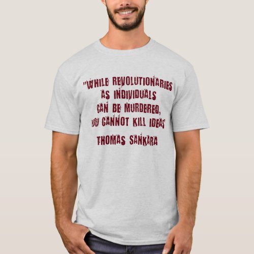 Thomas Sankara Revolutionary T_Shirt