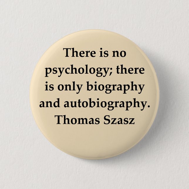 thomas szasz pinback button (Front)