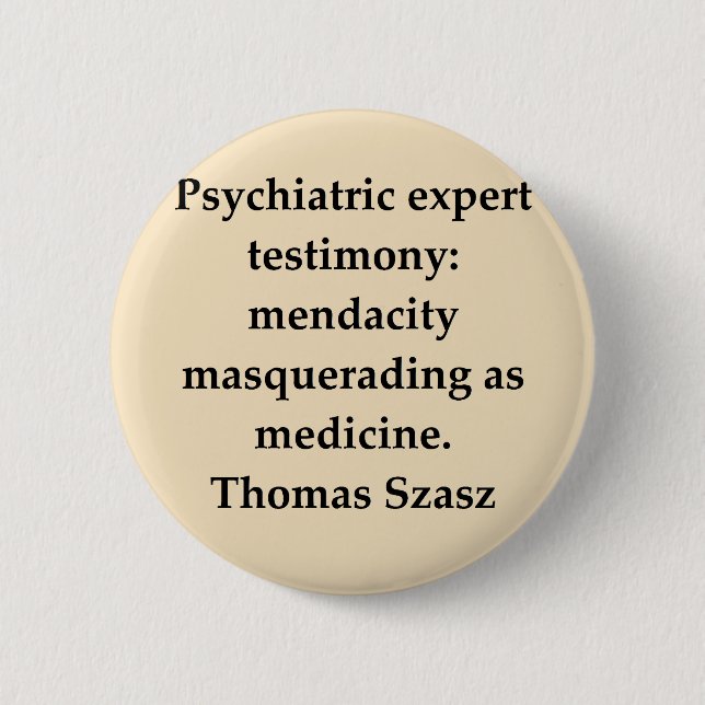 thomas szasz pinback button (Front)