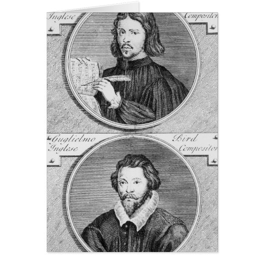 Thomas Tallis and William Byrd Cards (Front)