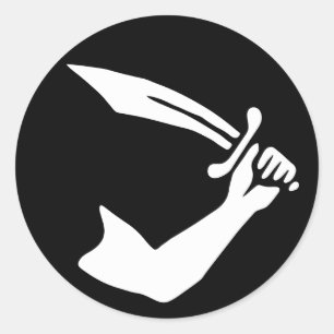 Thomas Tew Classic Round Sticker