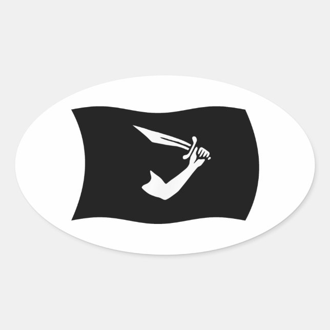 Thomas Tew Flag Sticker (Front)